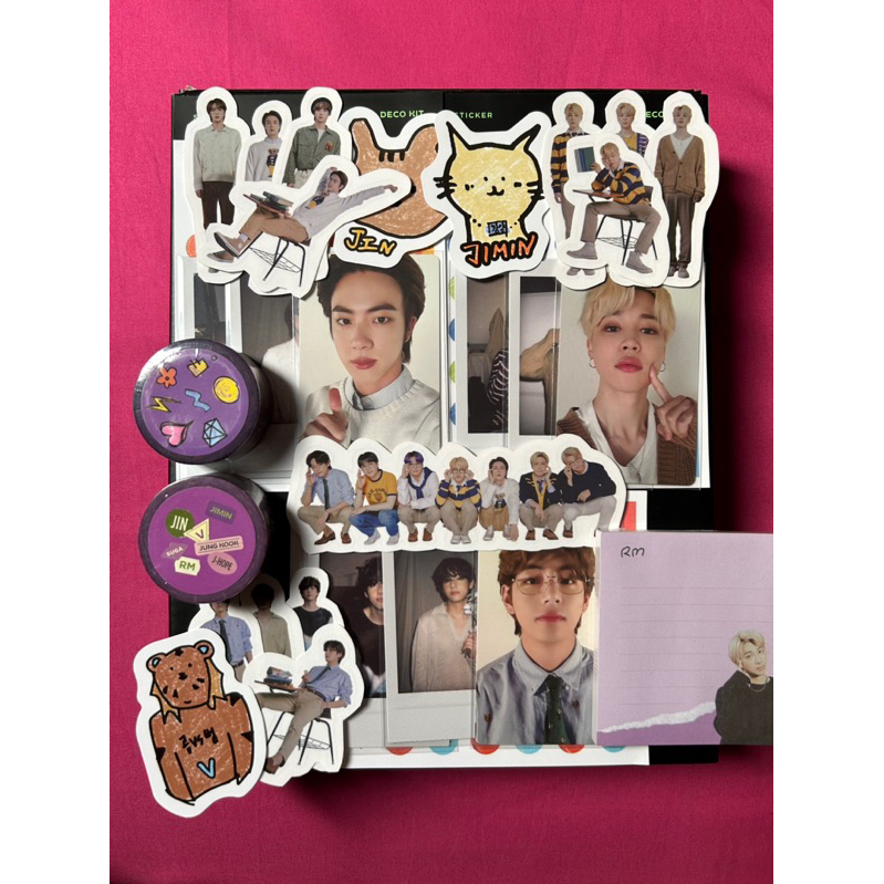 Merch Deco Kit BTS PC Jin Jimin Taehyung