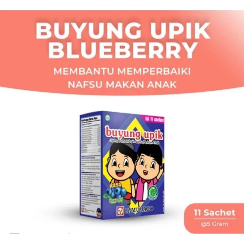 

buyung upik bluberi 11 shaset jamu jago