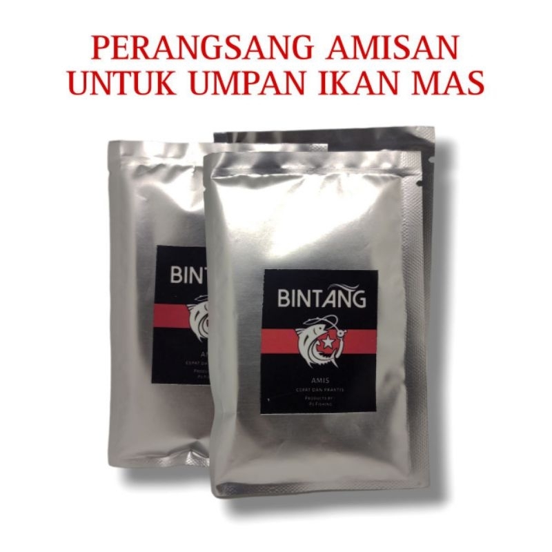 Umpan mancing ikan mas ( perangsang umpan aroma amis ) dapat meningkatkan aroma pada umpan