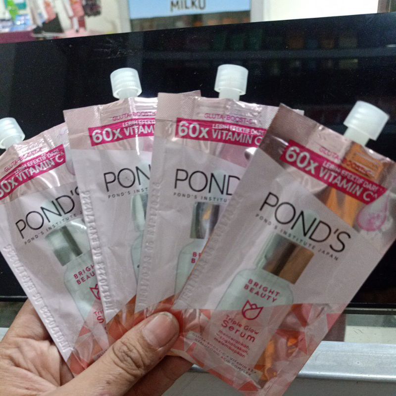 pond's Triple glow serum sachet