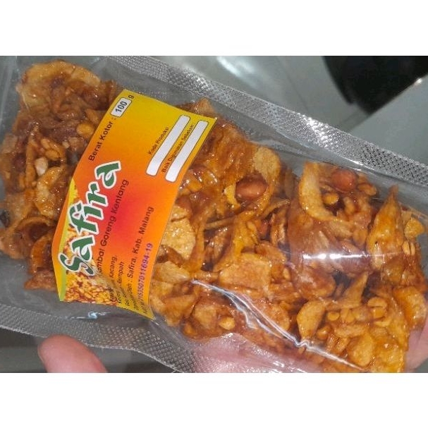 

kering kentang safira/sambel goreng kering/kripik kentang pedas manis non msg