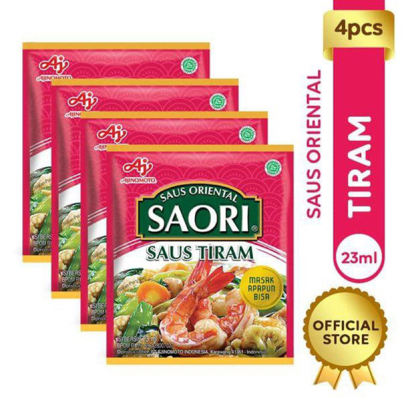 

SAORI Saus Oriental Tiram Oyster Sachet 23ml (4pcs)