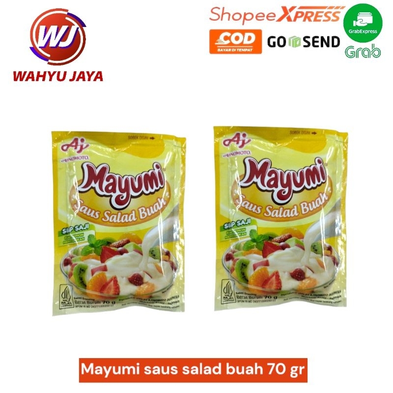 

Mayumi saus salad buah 70 gr