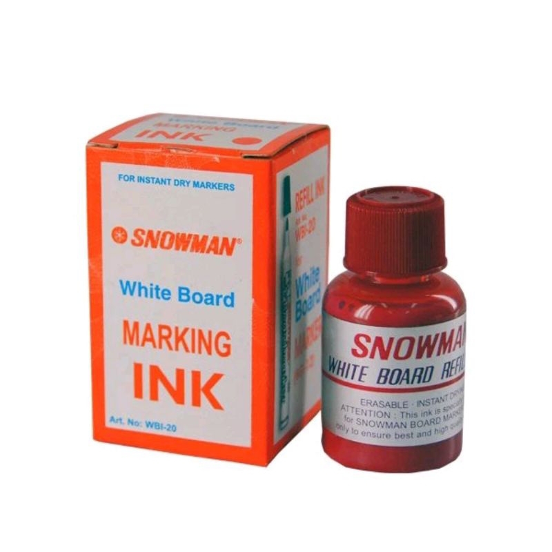 

Refil spidol whiteboard snowman WBI-20 (untuk BG-12&ABG-12) MERAH