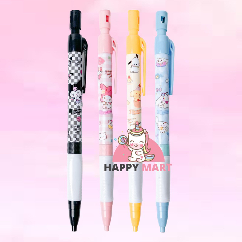 Pensil mekanik motif sanrio 2.0mm kuromi / cinnamoroll / melody