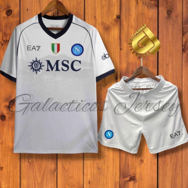 Setelan Jersey Bola Napoli Away New 2023/2024 Grade Original