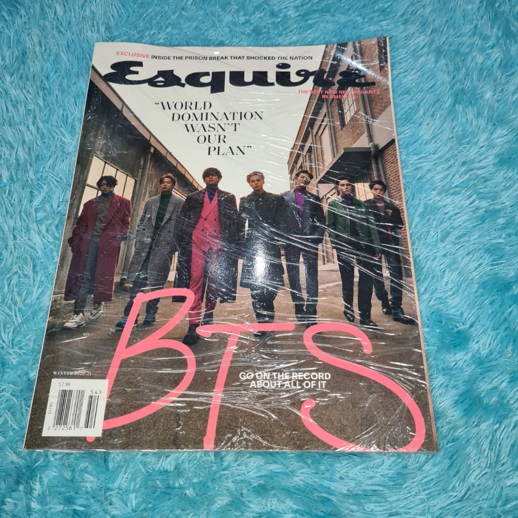 Esquire Magazine BTS Edition Winter 2020/21 Buku Majalah BTS Official Merchandise