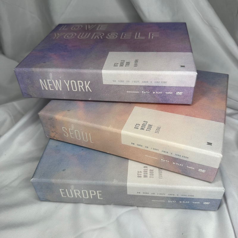 [PRELOVED] BTS World Tour dvd LOVE YOURSELF SEOUL, NEW YORK & EUROPE