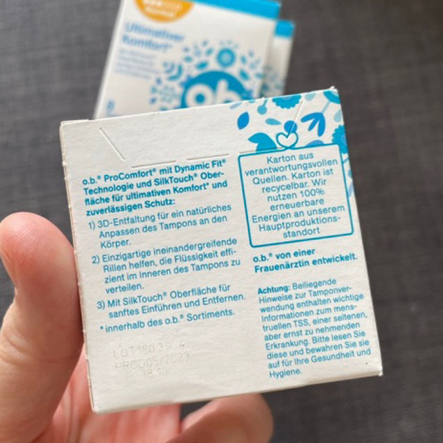 Zainosikon Tampon O.B. Normal Travel Pack Isi 8