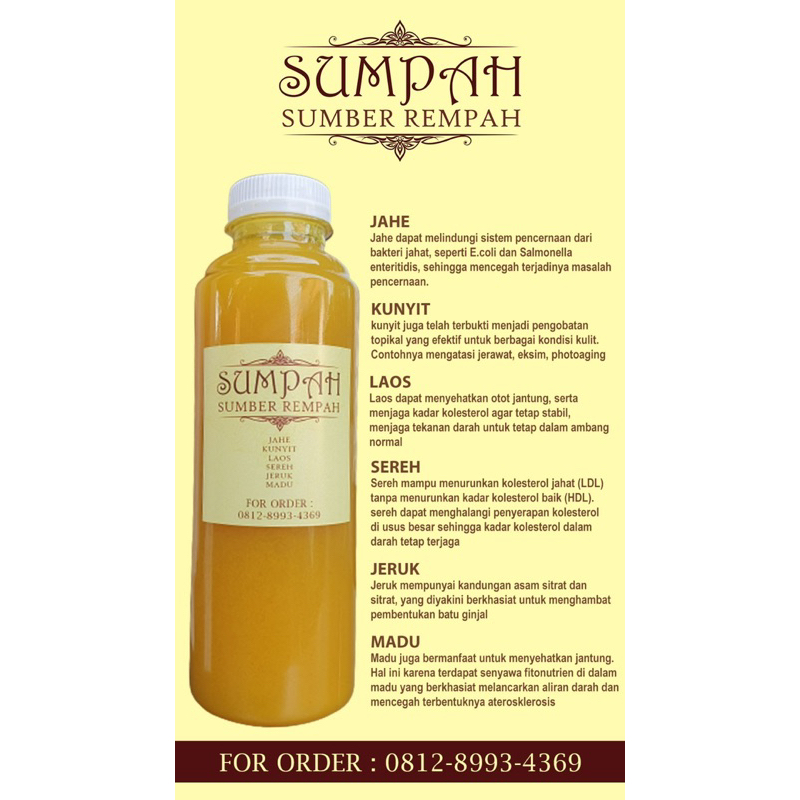 

JAMU SUMPAH (sumber rempah)