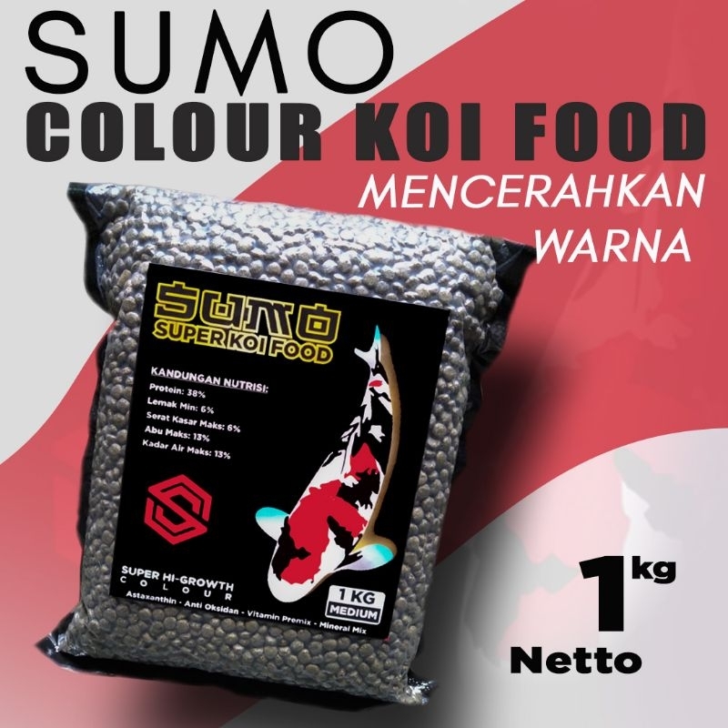 Pakan koi Colour Sumo /1kg/size:M