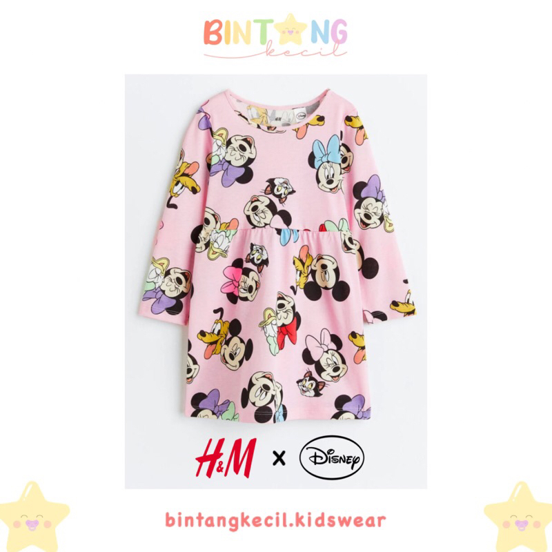 H&M Kids x Disney Dress - Minnie Mouse Pink