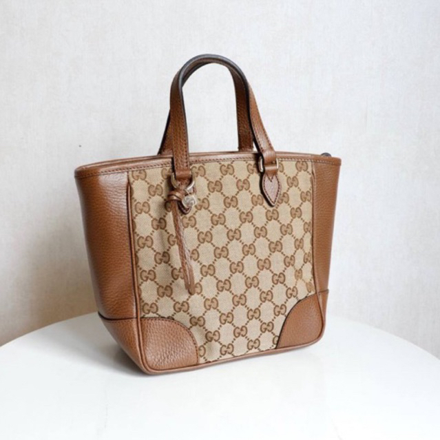 TAS BRANDED WANITA ORIGINAL - Gucci GG supreme Mini bree top handle