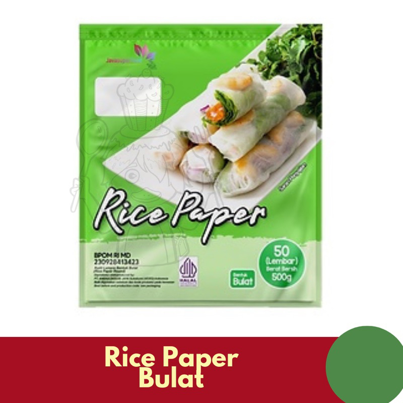 

Rice Paper Bulat Vietnam Spring Rolls