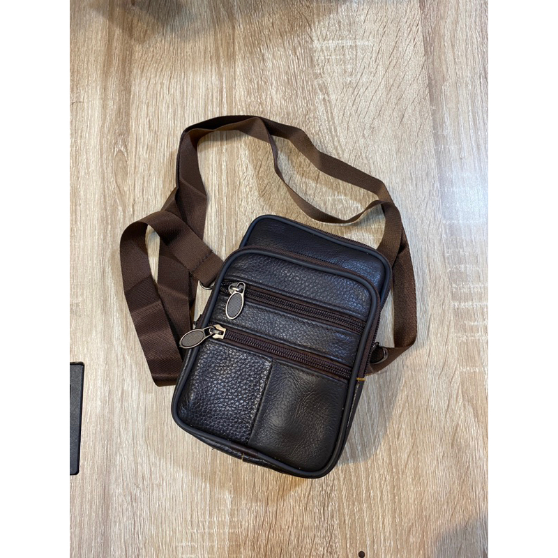 TAS PINGGANG KULIT HP KANTONG 2