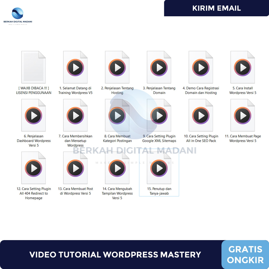 Video Tutorial Wordpress Mastery