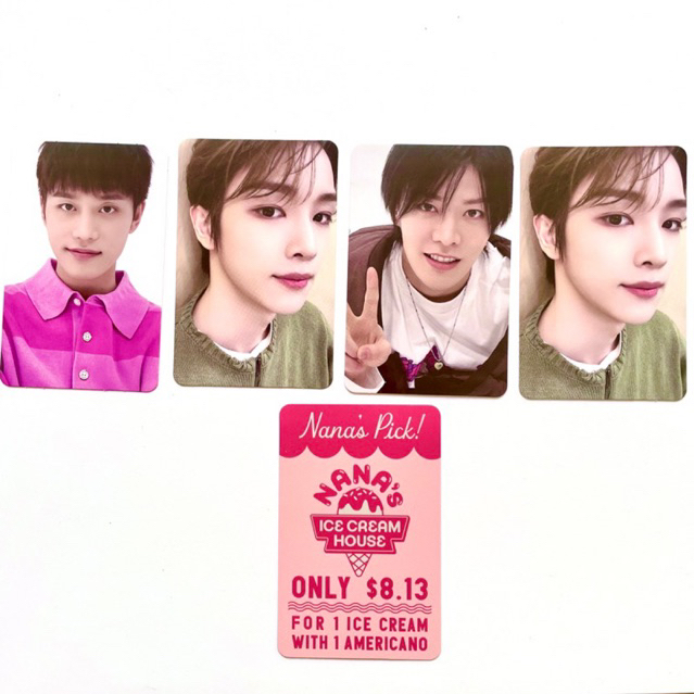 Trading card Ccomaz Green Taeil Sungchan Yuta Selca Konsep Jaemin