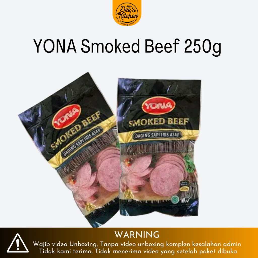 

YONA Smoked Beef/Daging Sapi Iris Asap 250gr