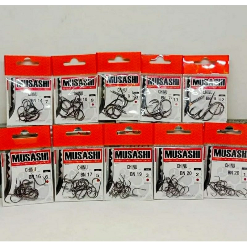 KAIL / PANCING MUSASHI CHINU FLAT BN - TANPA LUBANG