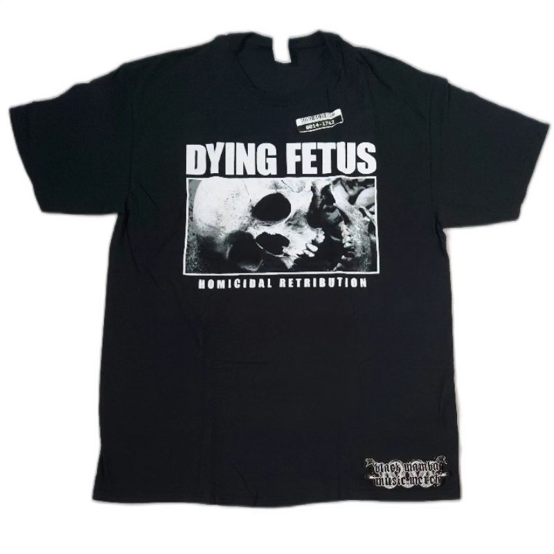 DYING FETUS - HOMICIDAL RETRIBUTION - OFFICIAL TSHIRT (L)