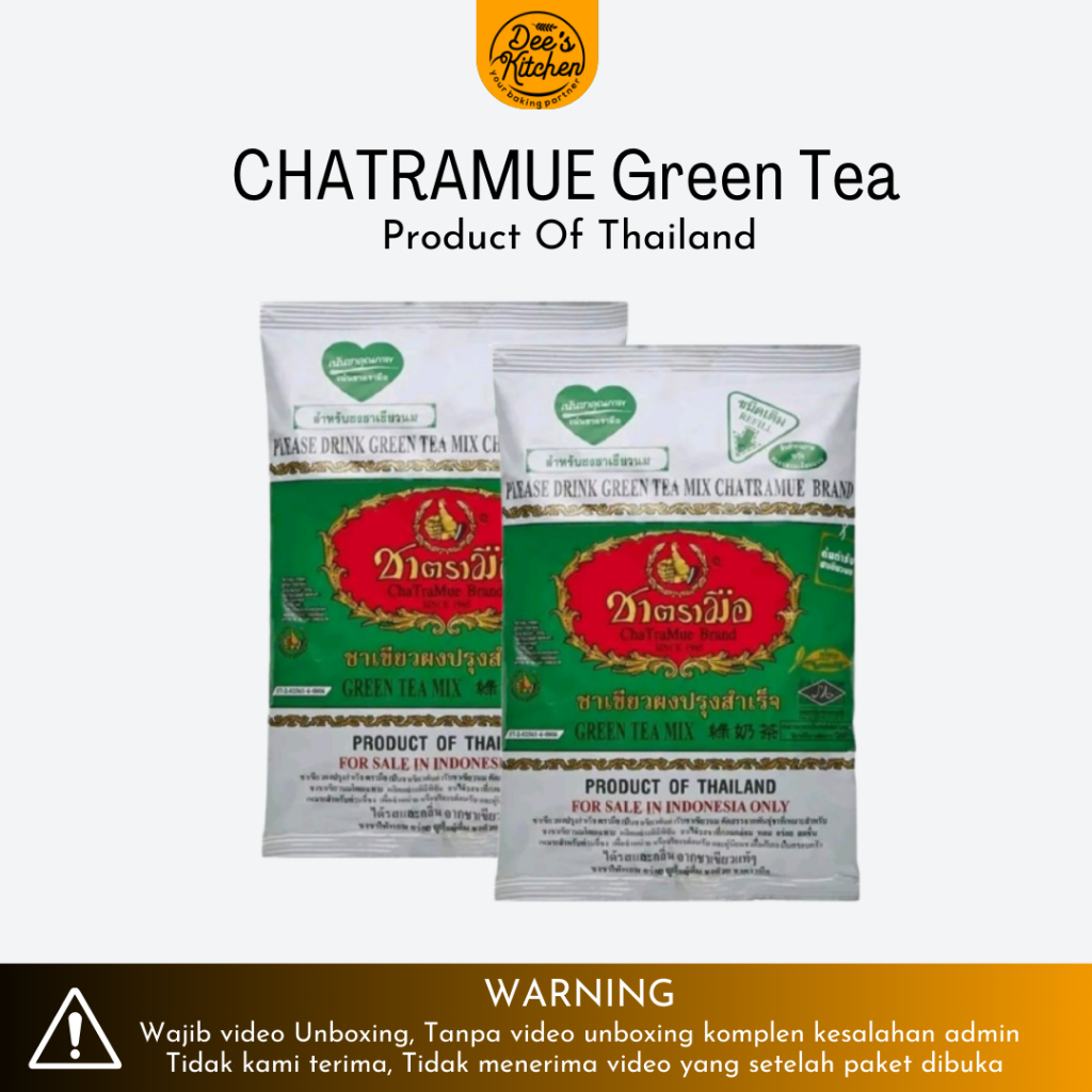 

CHATRAMUE Greentea Mix | Teh Hijau Thailand 200gr