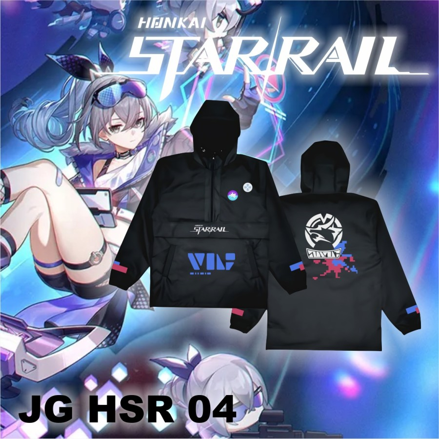 Jaket Game Honkai Star Rail Silver Wolf Cagoule Jacket JG HSR 04