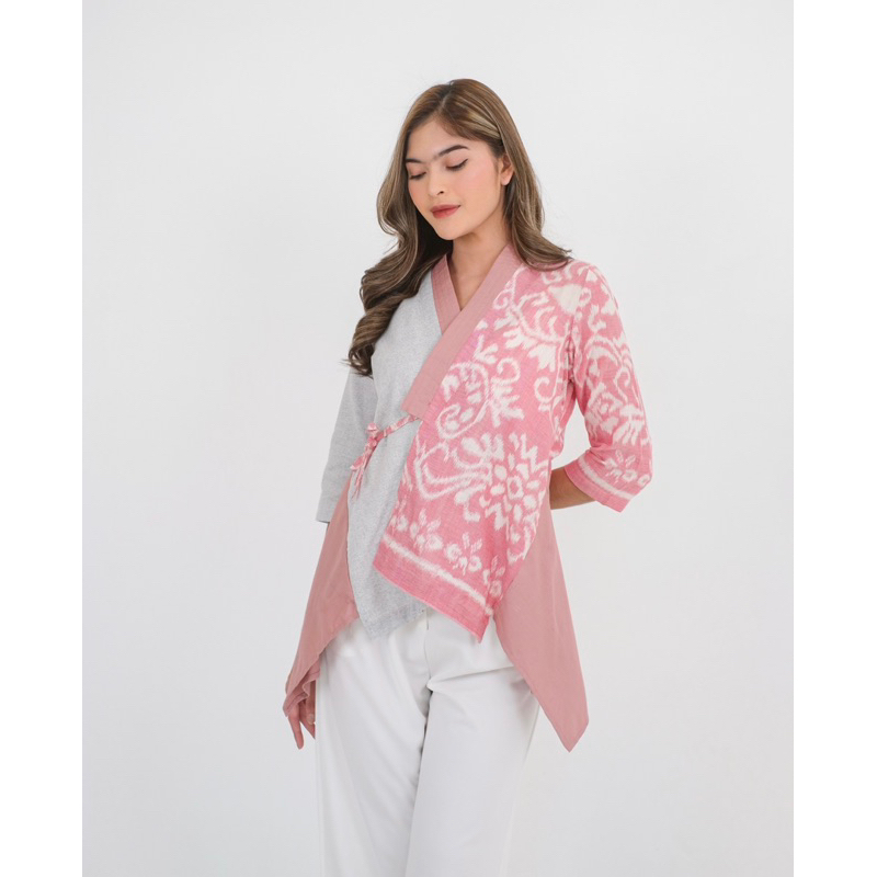 ALYA OUTER | ATASAN TENUN ENDEK | PINK