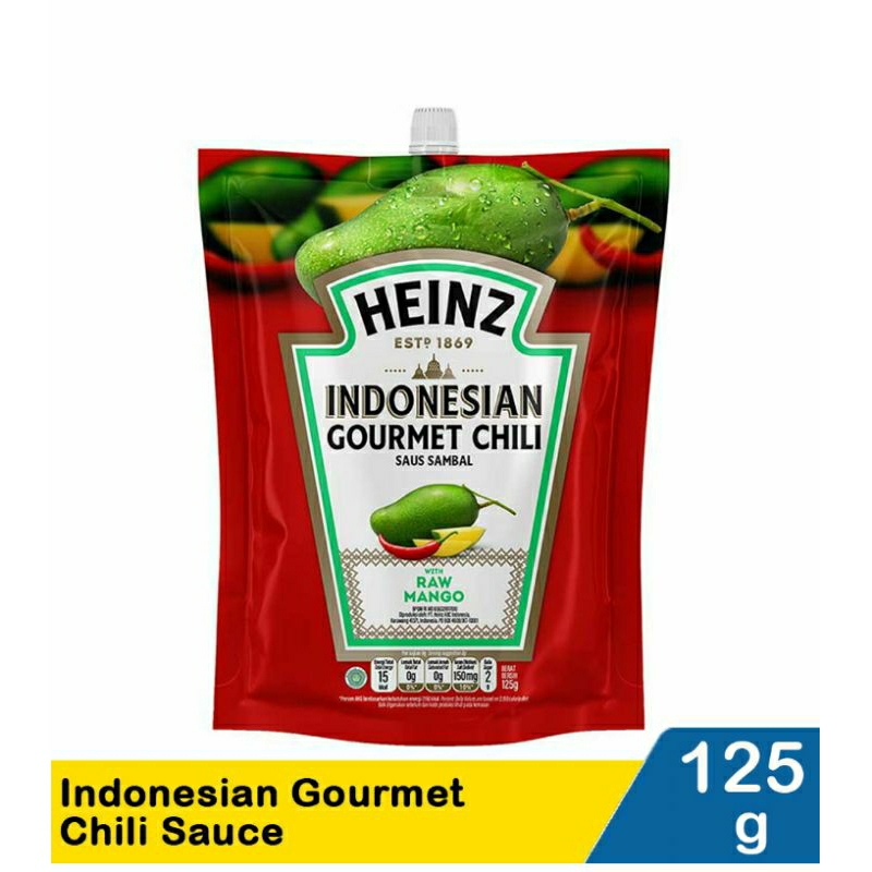 

Heinz Indonesian gourmet Chili with raw mango 125g