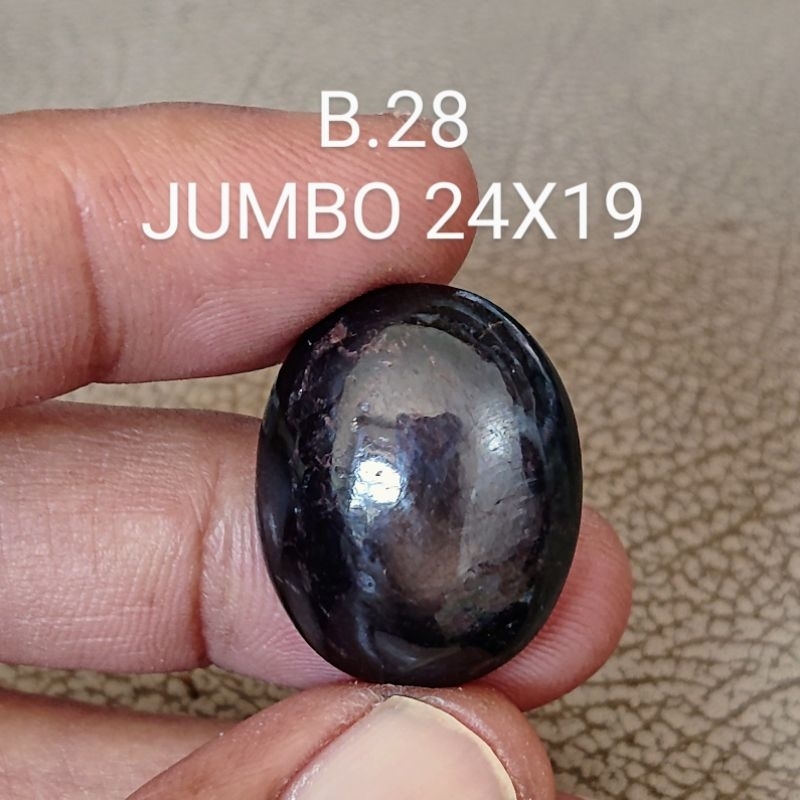 NATURAL BLACK SAFIR SAPHIRE SAPPHIRE STAR BANGSING THAILAND JUMBO