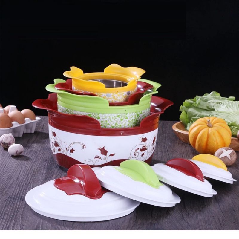 Food Warmer Set Panci Penghangat Makanan Stainless Steel Food Warmer 4 Pcs Jagoo
