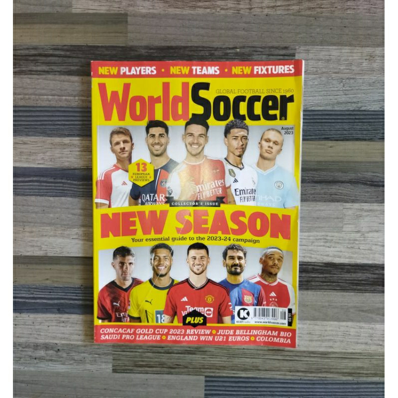 MAJALAH WORLD SOCCER IMPOR : NEW SEASON 2023-2024