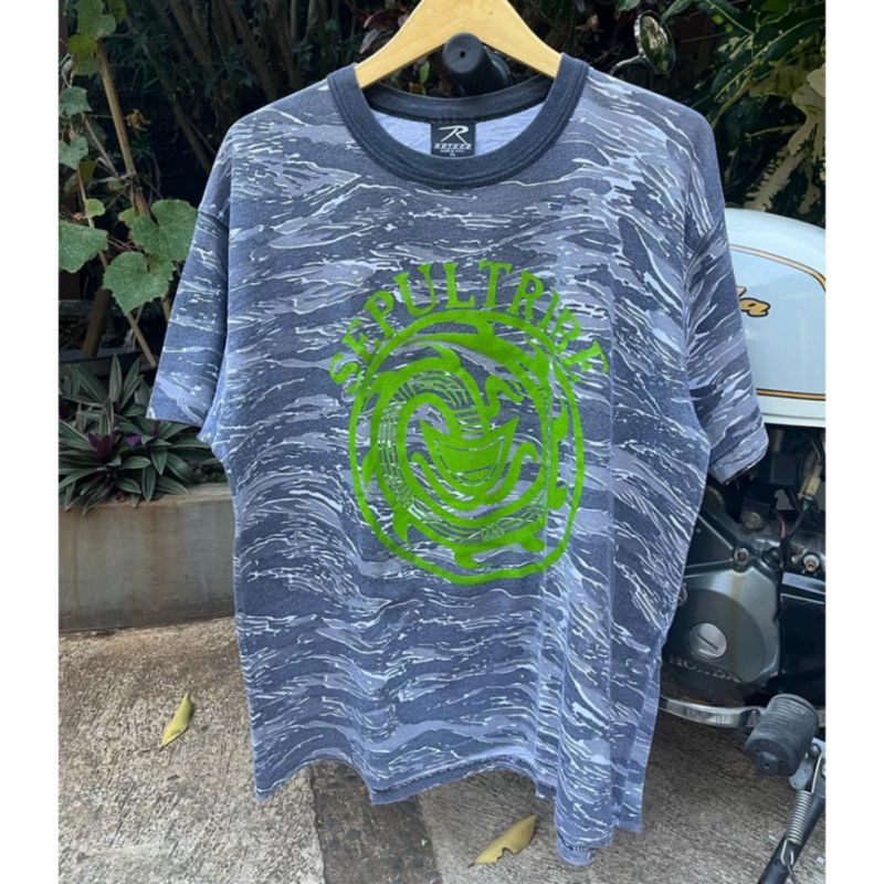 Sepultura - Sepultribe Vintage 90s Camo, Band Tee
