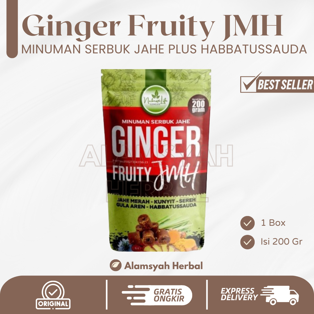 

Ginger Fruity JMH | Minuman Serbuk Jahe Rasa Buah Jahe Merah Instan Plus Habbatussauda Dan Gula Aren Nabawalife Membantu Menghangatkan Tubuh Mengurangi Gejala Maagh Bagus Untuk Lambung