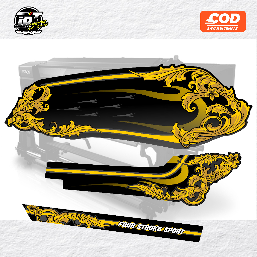 striping gl max gl pro 60 gl neo tech variasi / stiker motor gl
