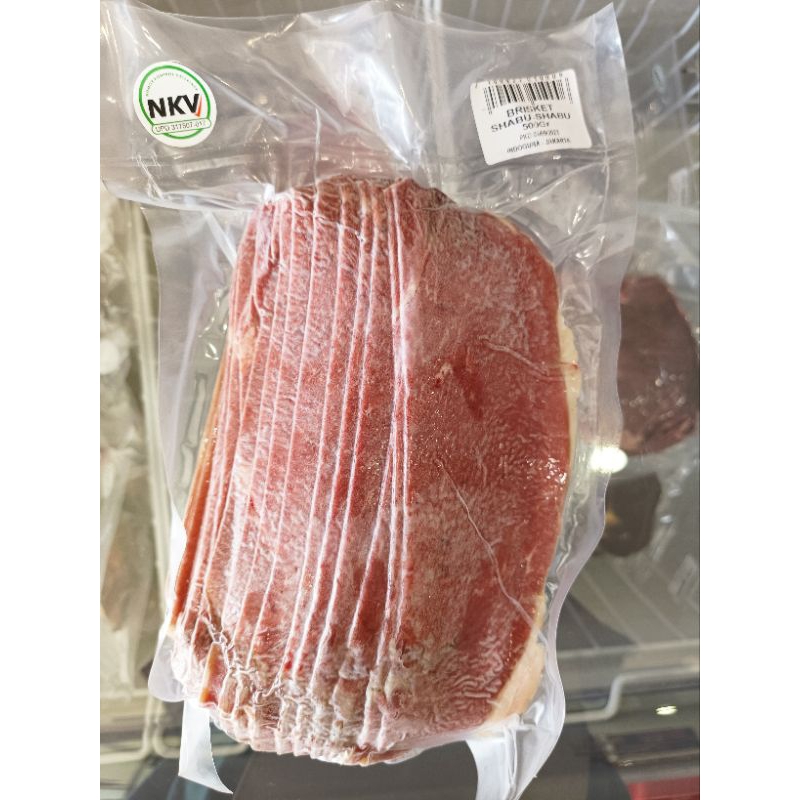 

US Brisket Beef Slice 500gr