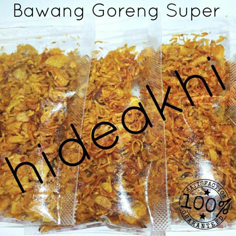 

Bawang goreng super asli murni harum tanpa campuran