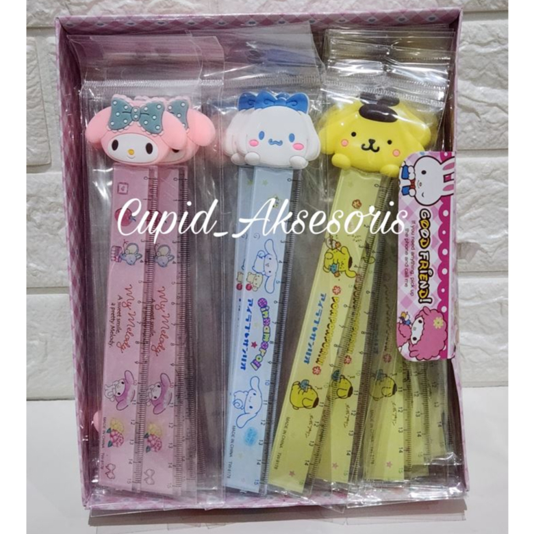 

PENGGARIS 15cm / GARISAN / RULER SANRIO MY MELODY CINNAMONROL POMPOMPURIN