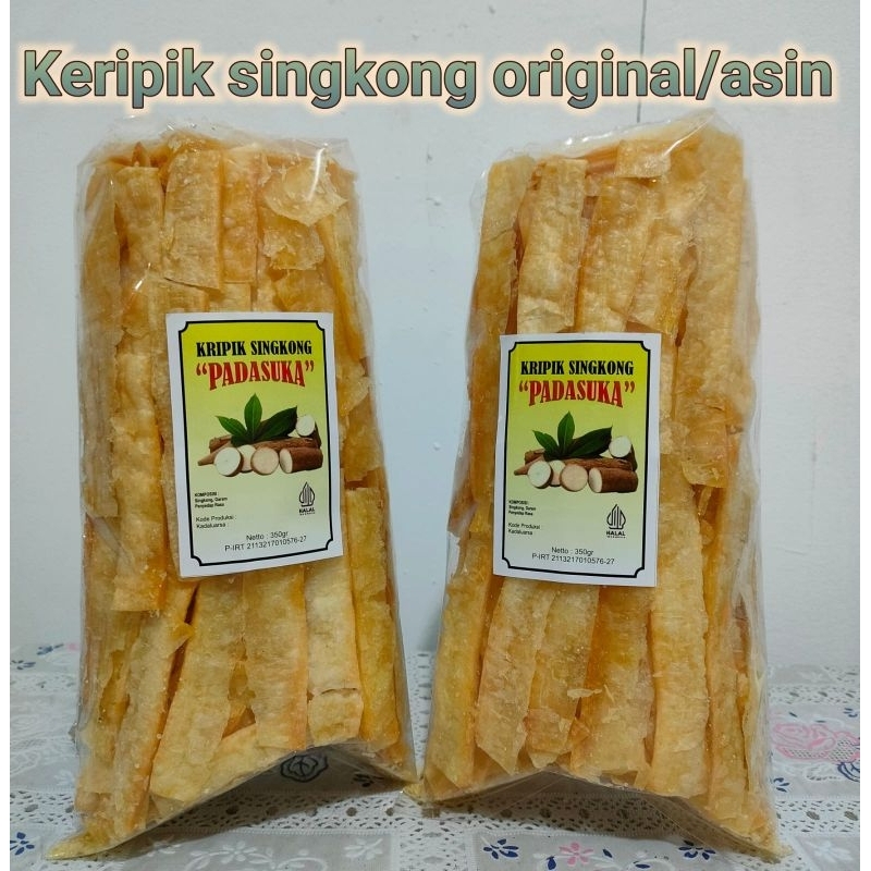 

Keripik Singkong Padasuka Original/Asin (350gr)