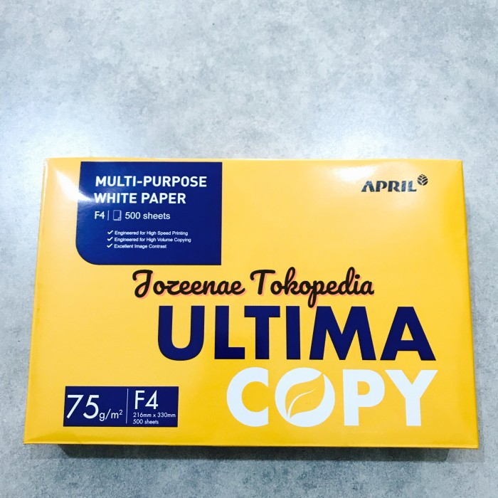 

Kertas Ultima Copy F4 75gsm