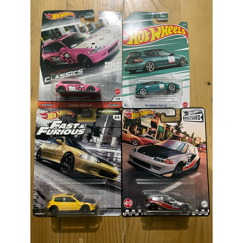 hot wheels honda civic EG