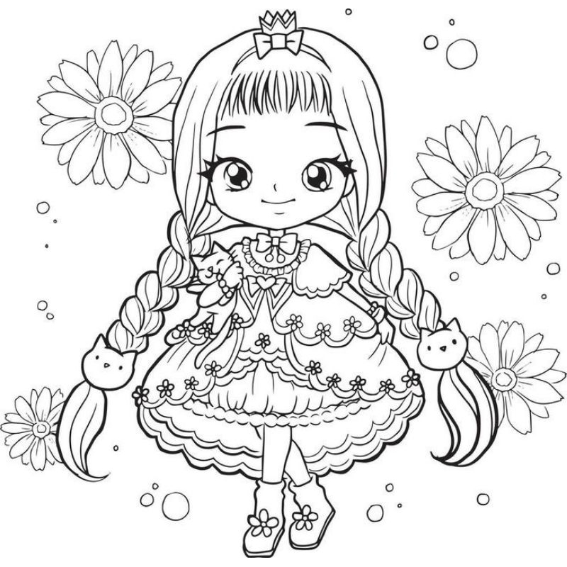 

GAMBAR SKETSA MEWARNAI PRINCESS/KERTAS MENGGAMBAR A4 ANAK PAUD-SD