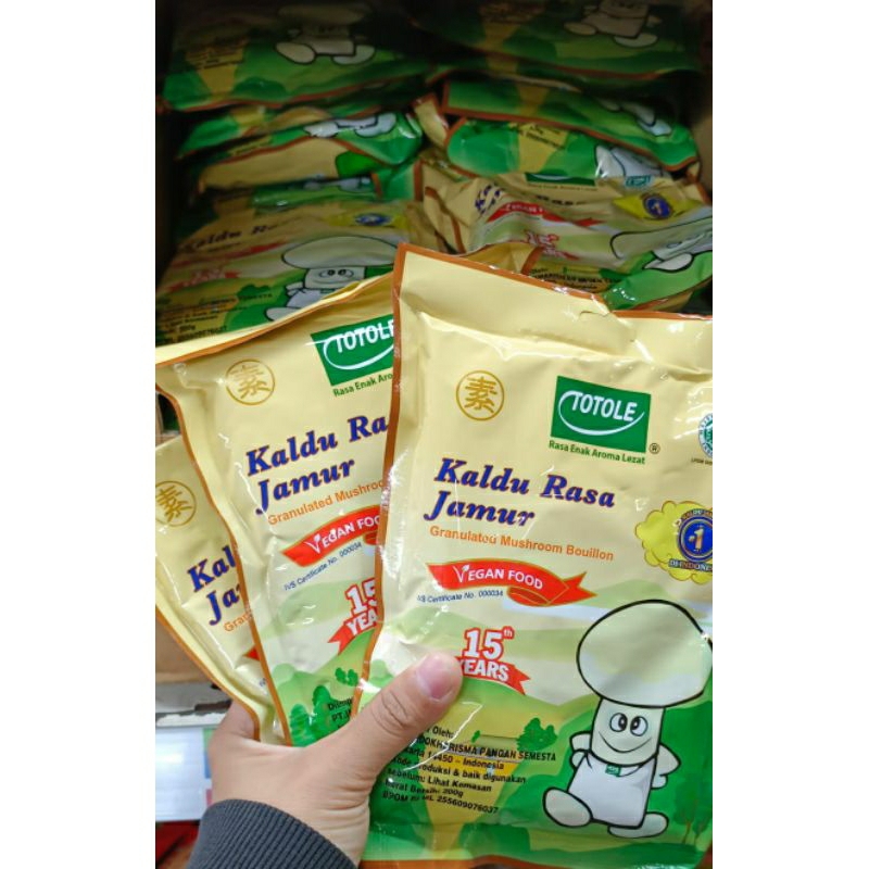 

NEW！ TOTOLE 200gr/Kaldu Rasa Jamur/Vegan Food