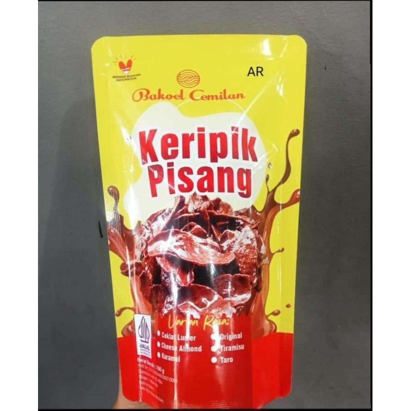 

kripik pisang coklat lumer