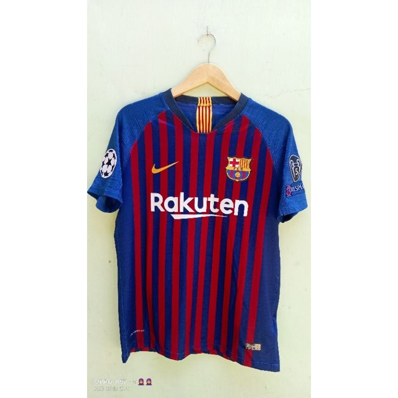 jersey retro barca barcelona home 2018/19 player issue