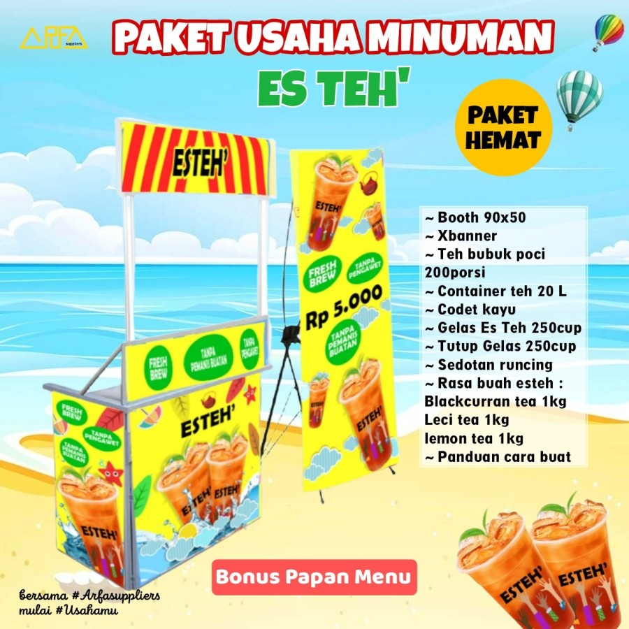 

Paket Usaha Minuman Teh Laris