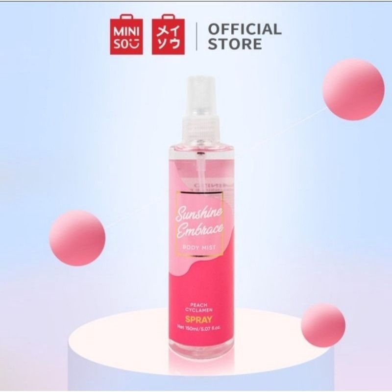 Miniso Body Mist Sunshine Embrace 150ml Spray 1