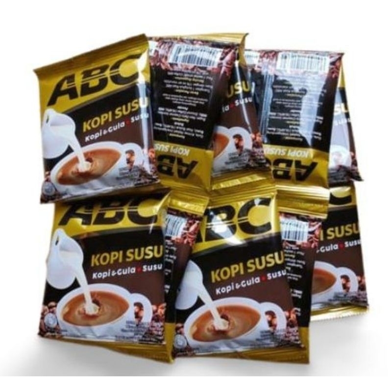 

KOPI ABC SUSU 1 RENCENG ISI 10 PCS