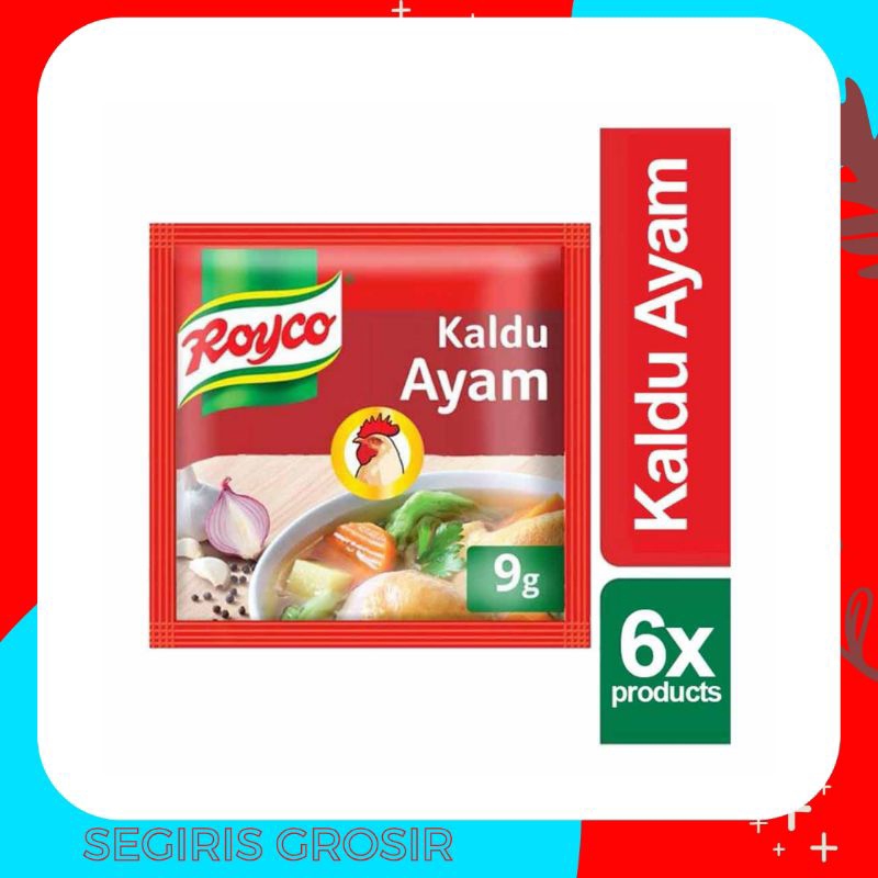 

Royco Bumbu Pelezat Serbaguna Ayam renceng isi 6