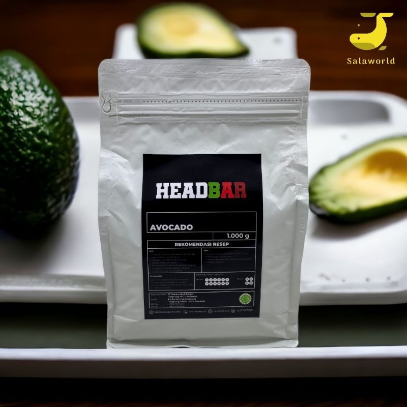 

HEADBAR Powder Avocado 1000 g | Bubuk Minuman Rasa Alpukat 1000 g