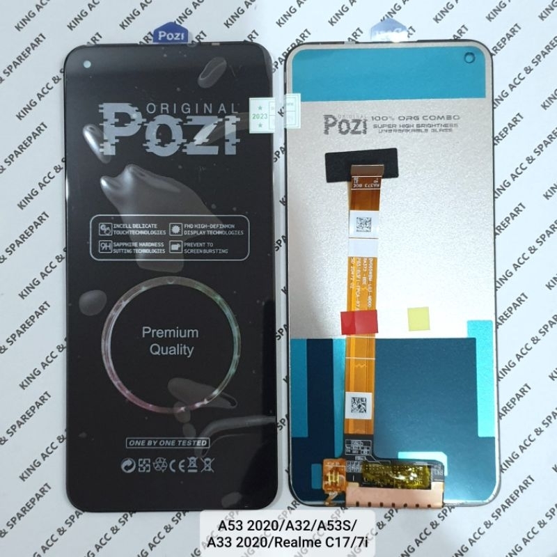 LCD TOUCHSCREEN OPP A53 2020 A32 A53S A33 2020 REALM C17 REALME 7I A54 4G A55 5G POZI COMBO